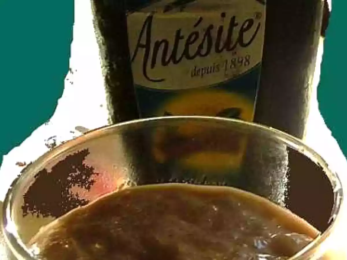 Tapioca à la poire, coco et caramel d'Antésite
