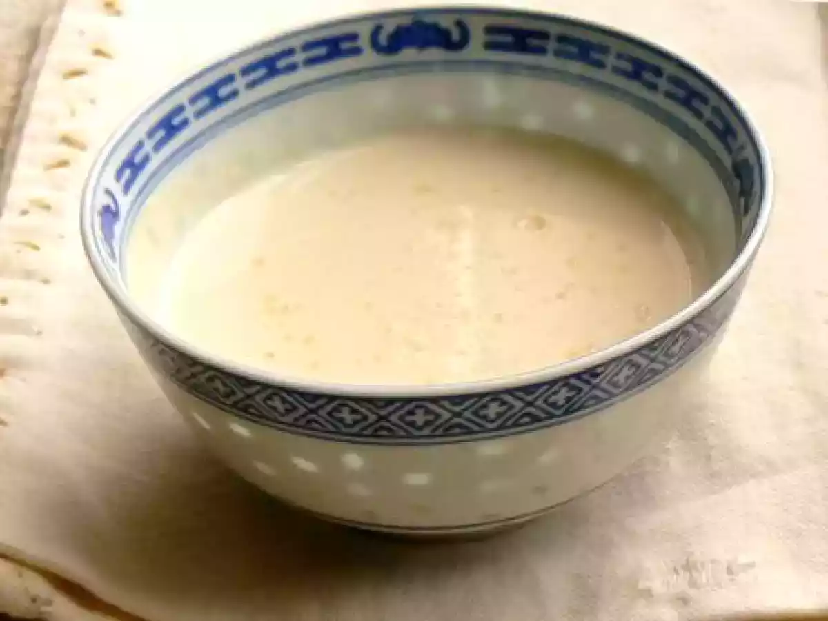 Tapioca au lait de châtaigne et agar-agar