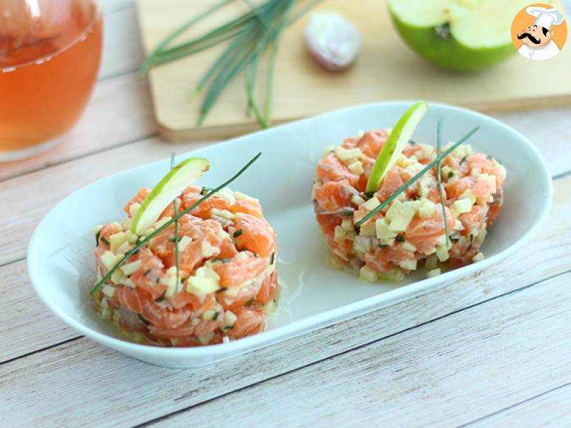 Tartare Bien Frais Au Saumon Et Pomme Verte Recette Ptitchef