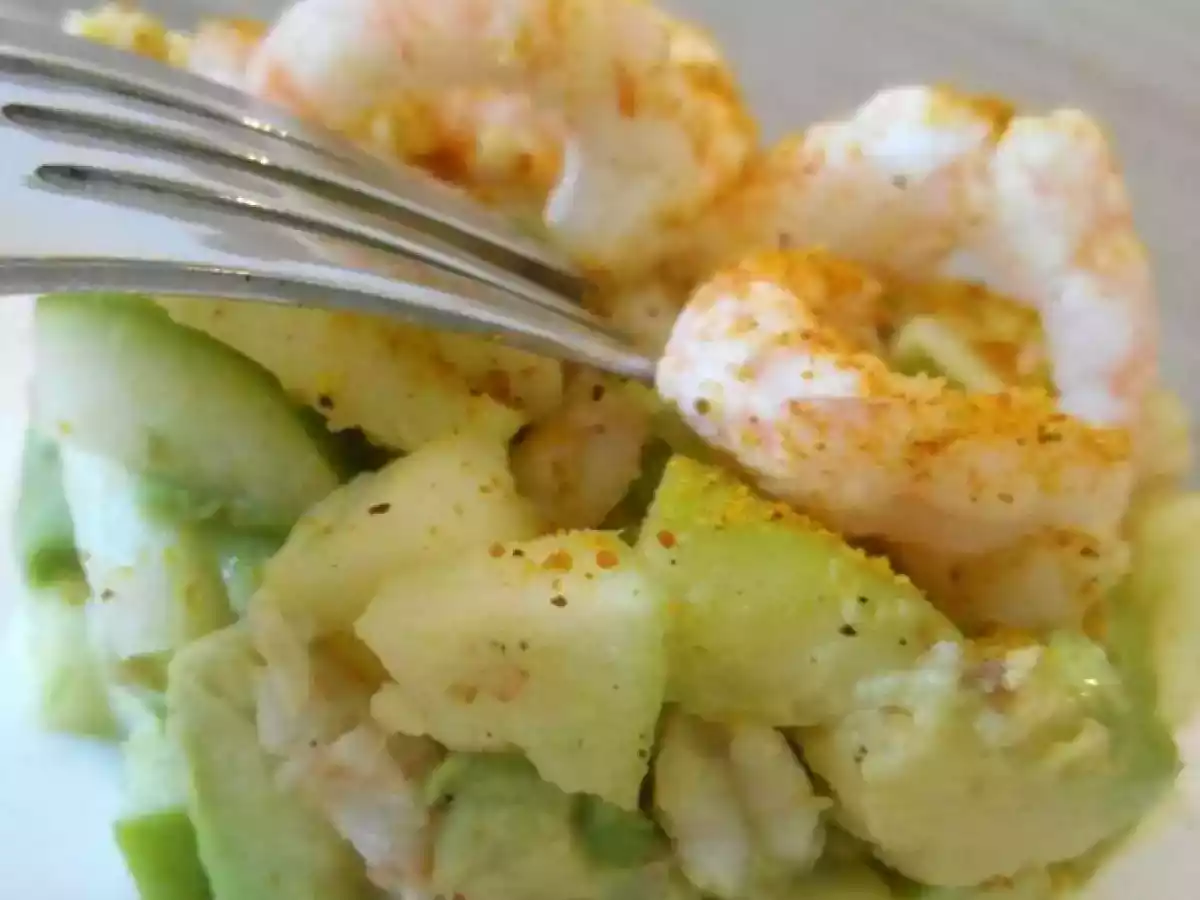 Tartare crevette, pomme verte & avocat - photo 3