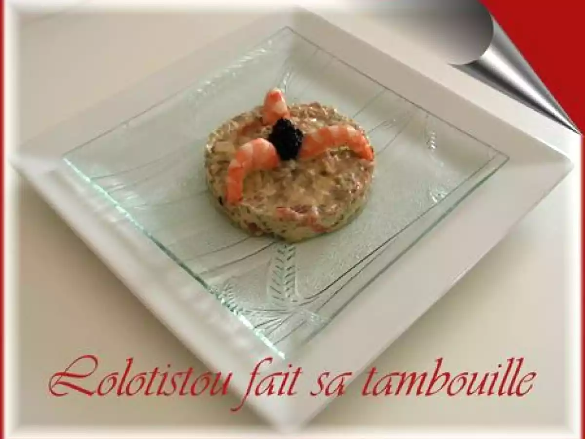 TARTARE d'avocats et saumon fumé