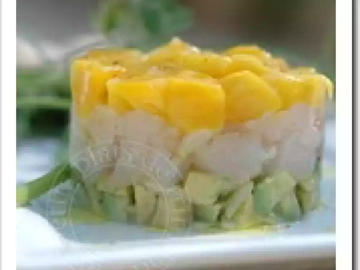 Tartare de cabillaud, avocat, mangue et fenouil - photo 2