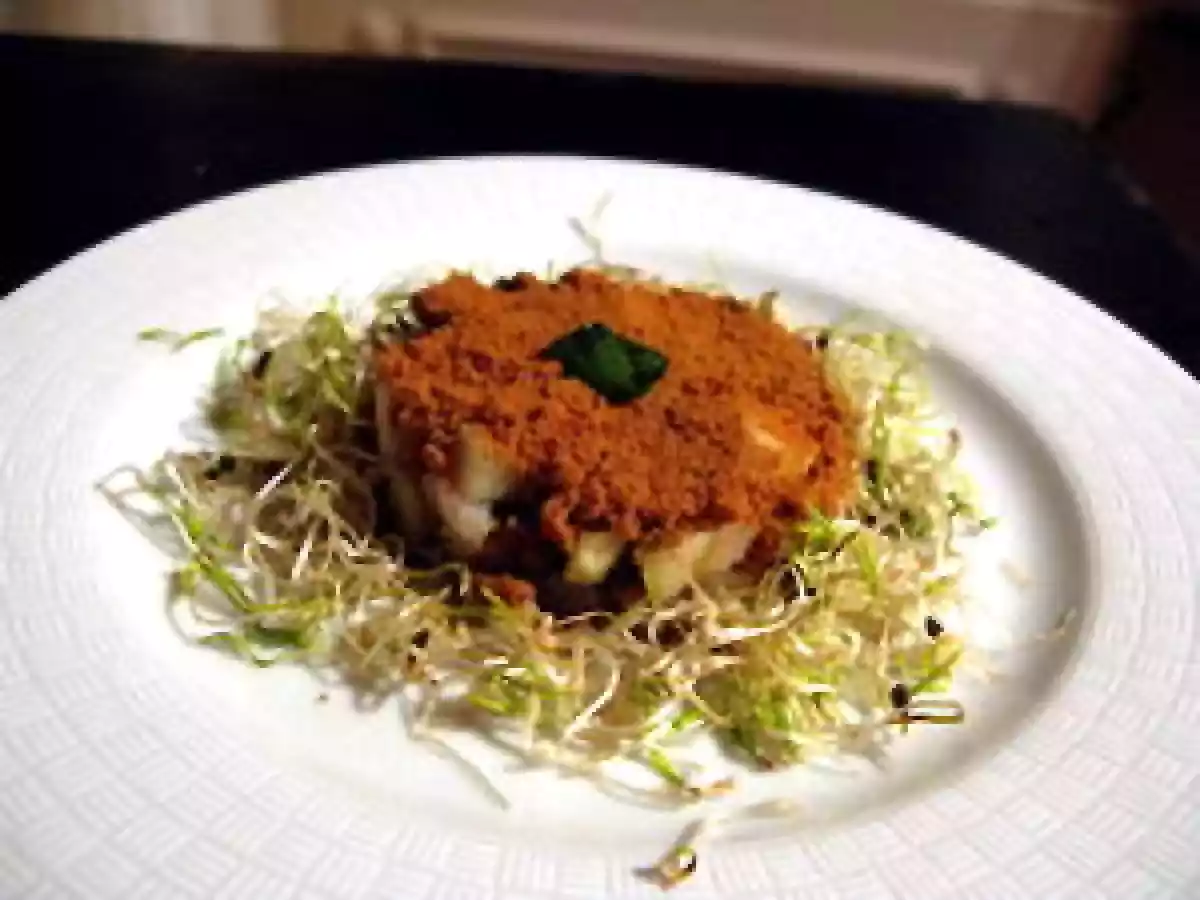 Tartare de hareng saur doux aux pommes et aux speculoos