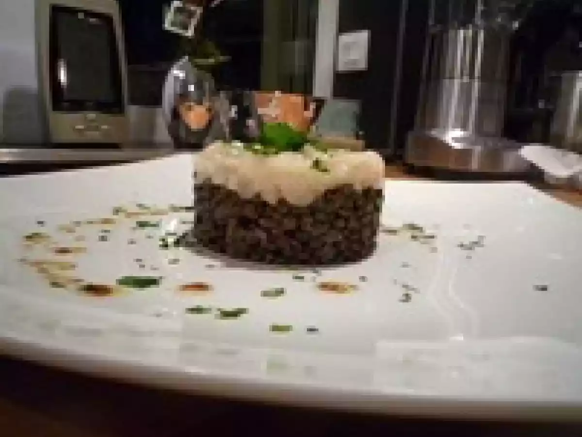 TARTARE DE NOIX DE SAINT-JACQUES AUX LENTILLES - photo 2