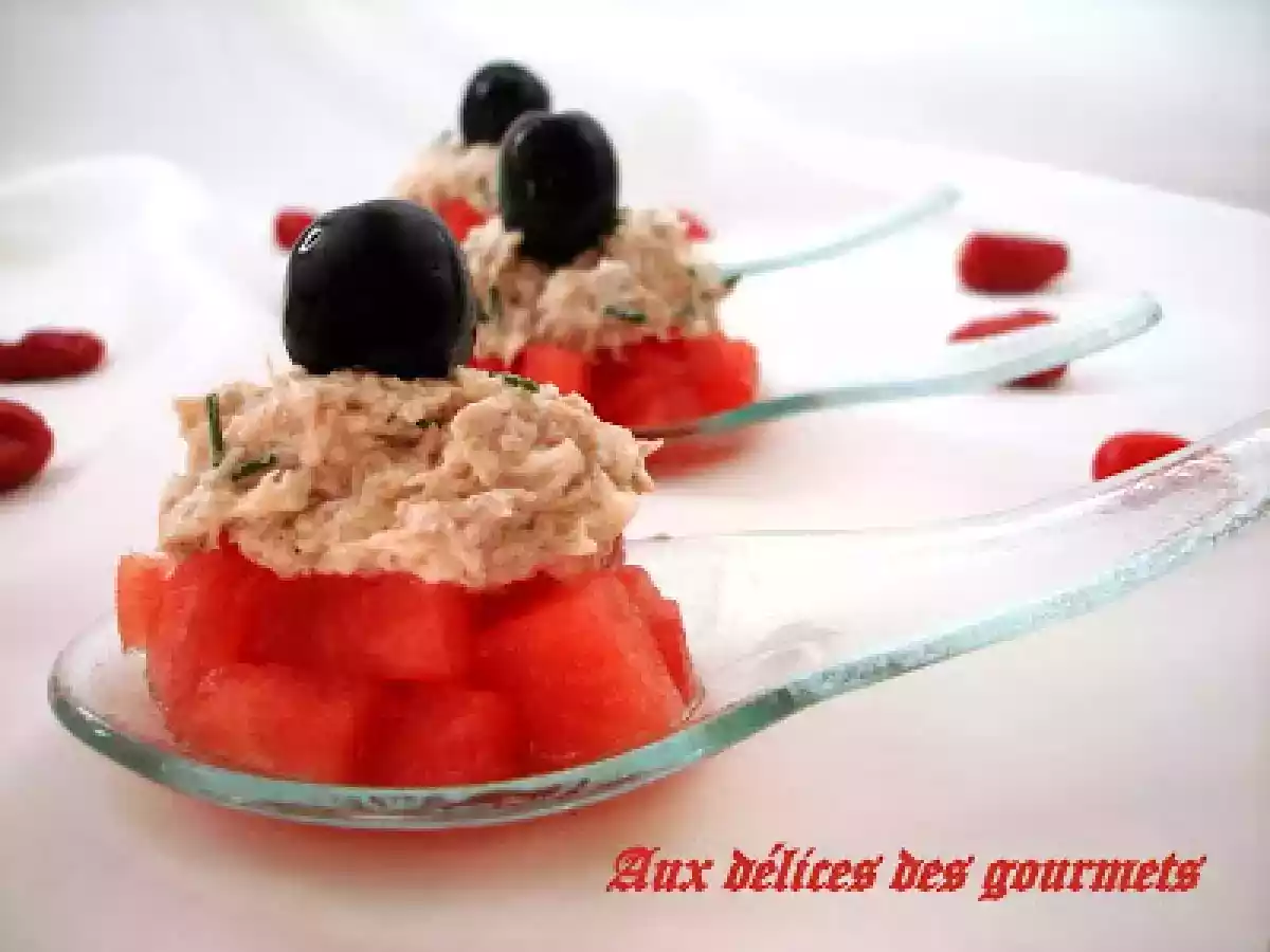 TARTARE DE PASTÈQUE AU THON - photo 2