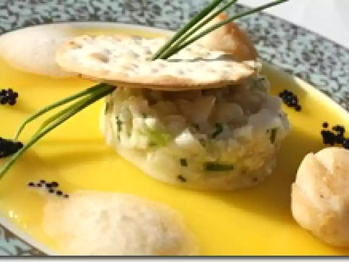 Tartare de Saint-Jacques à la Cébette, Gelée d'Agrumes et Ecume Iodées - photo 2