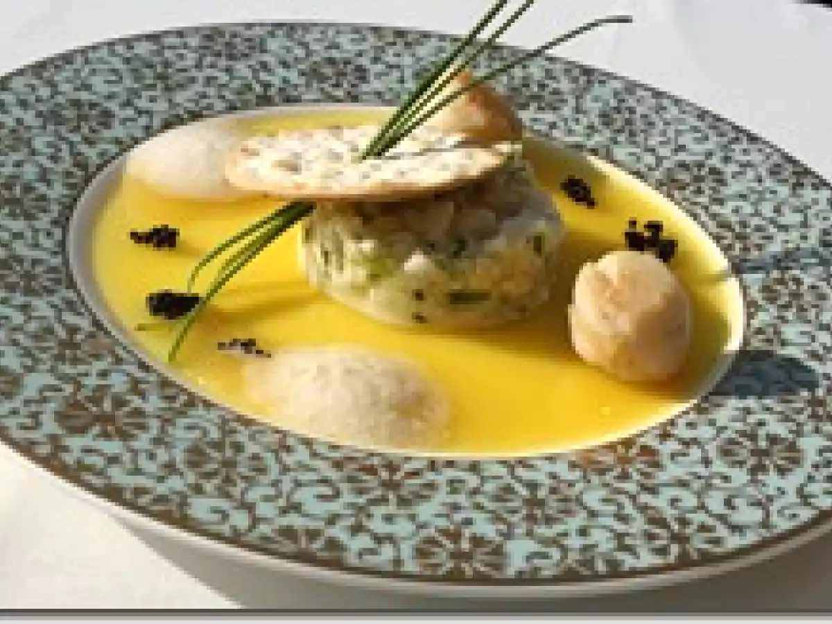 Tartare de Saint-Jacques à la Cébette, Gelée d'Agrumes et Ecume Iodées - photo 2