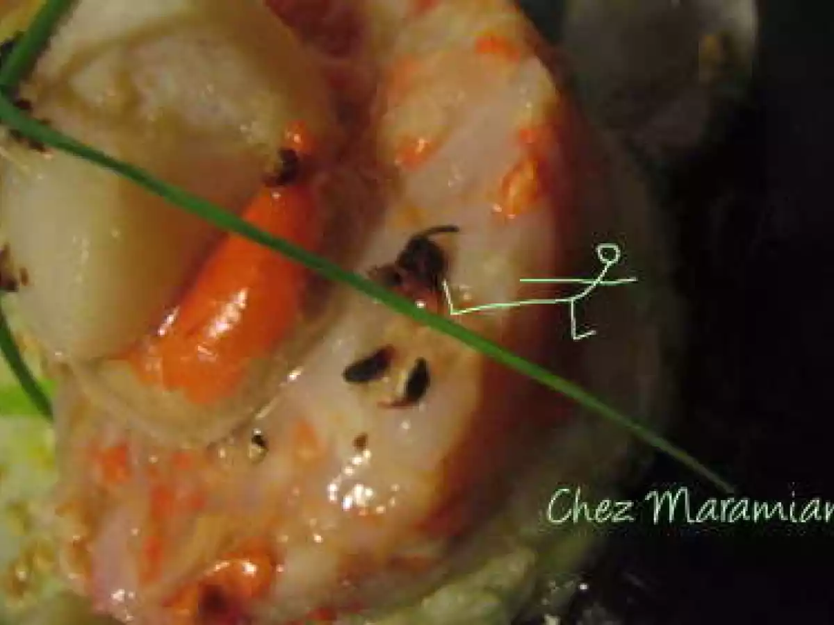 Tartare de Saint Jacques à la pomme Granny