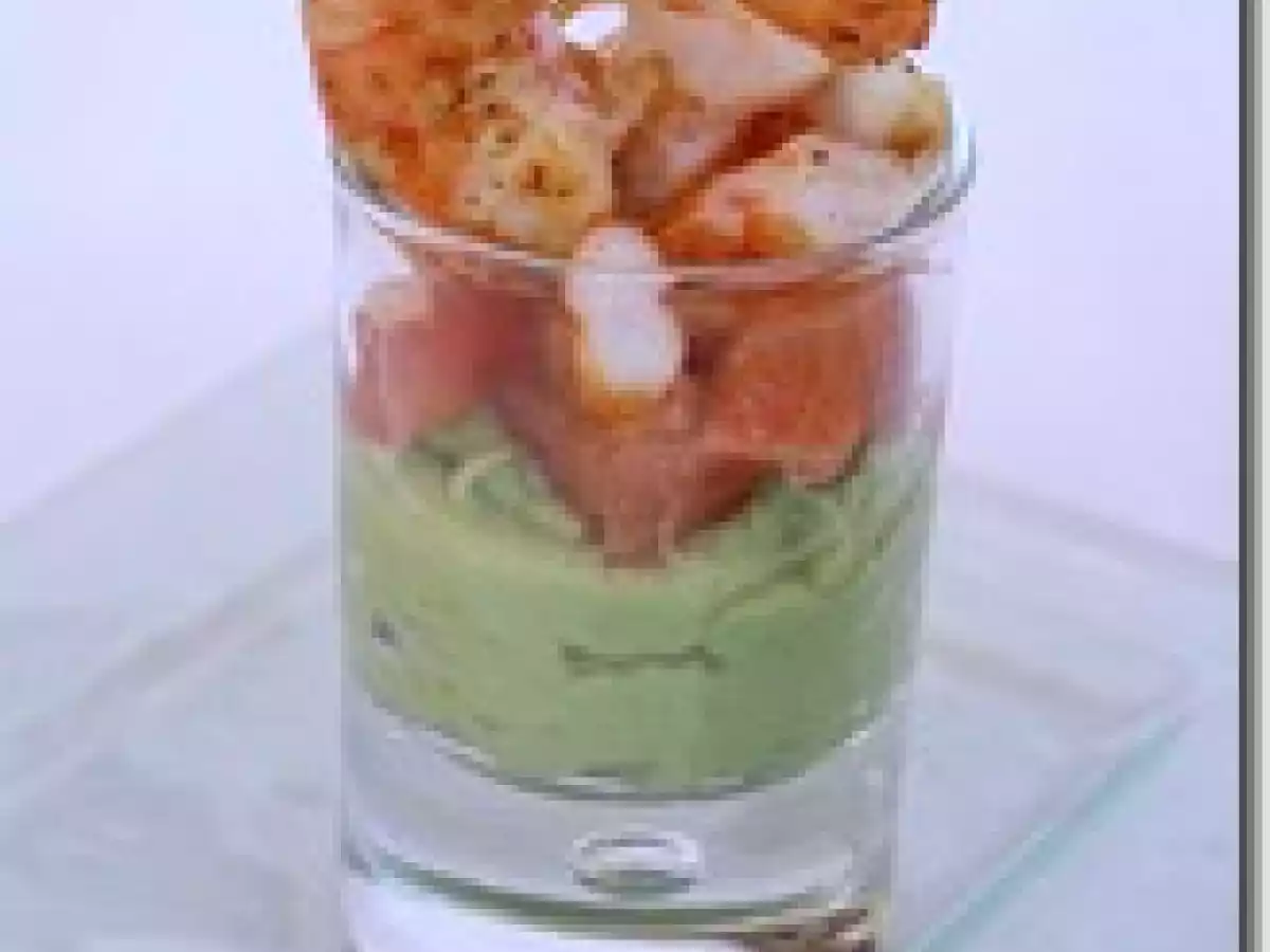 Tartare de Saint-jacques, Guacamole de Gambas et Carpaccio d'Autruche