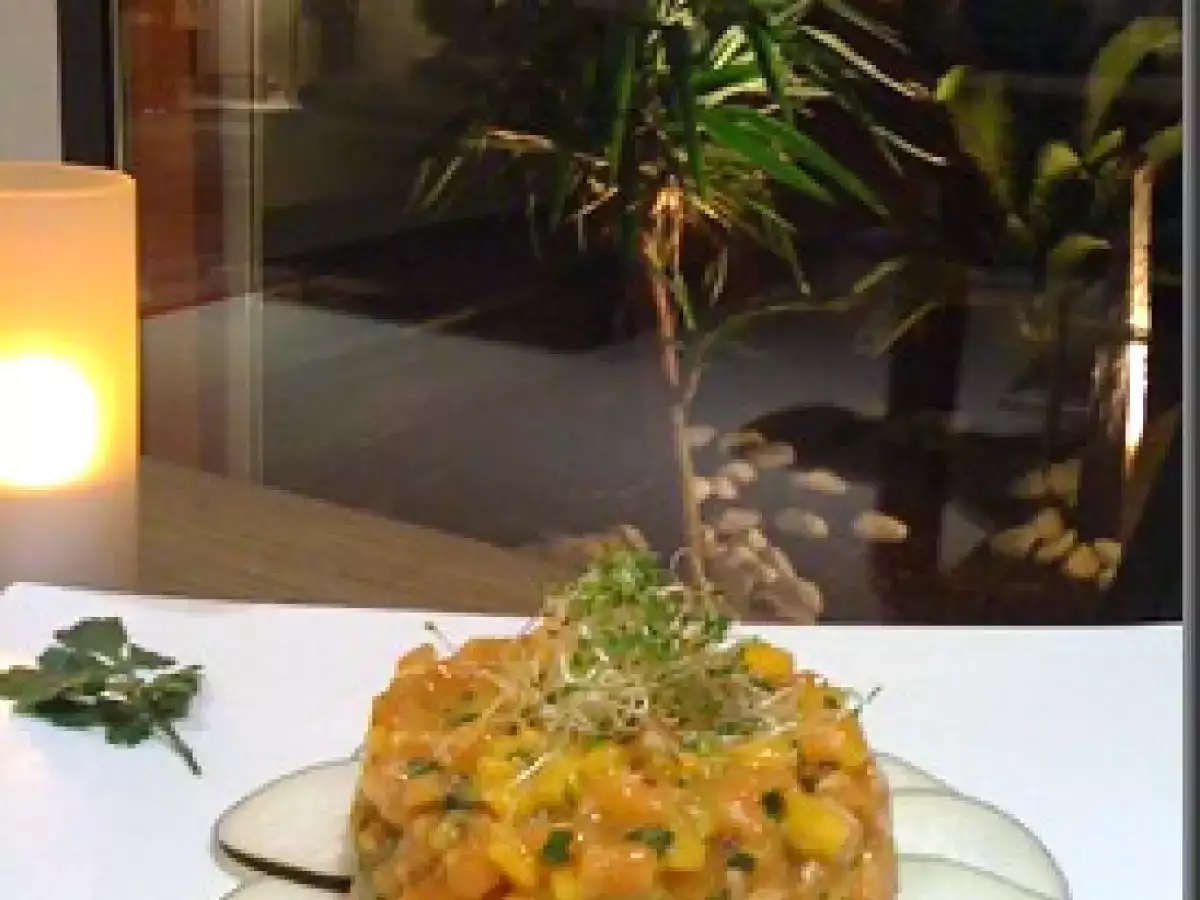 TARTARE DE SAUMON A LA MANGUE - photo 2