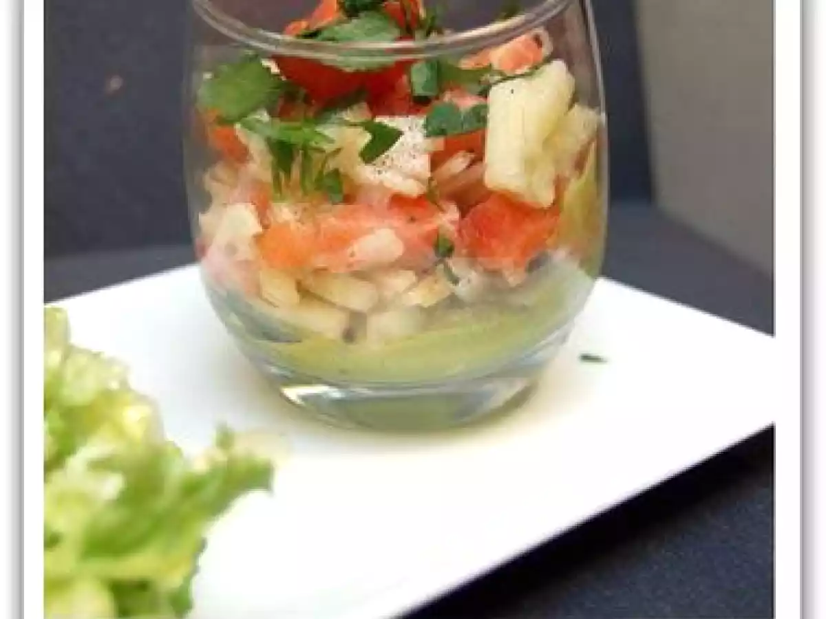 Tartare de saumon cru, avocat & Granny Smith