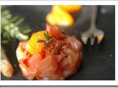 Tartare de saumon, tomates confites et clémentines - photo 5