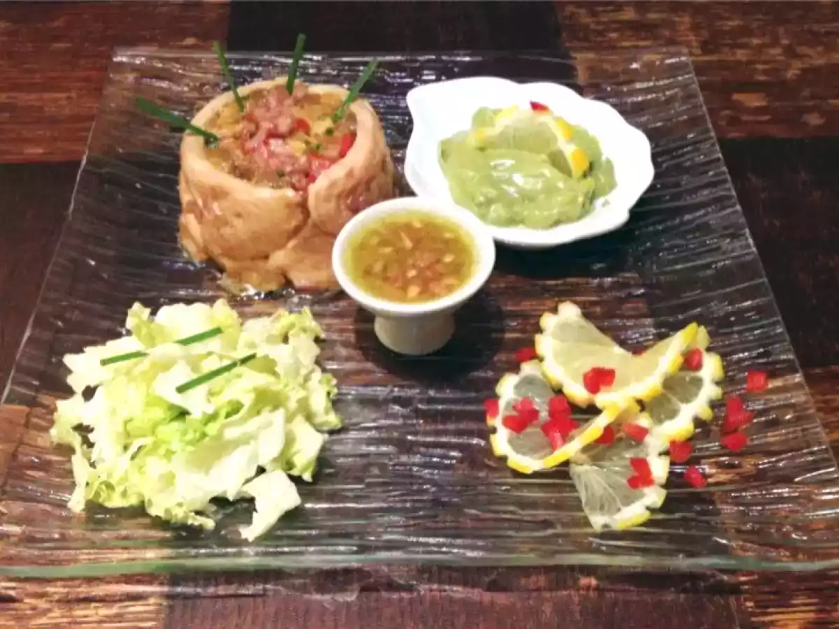Tartare de Thon et de Saumon, crème d’avocat