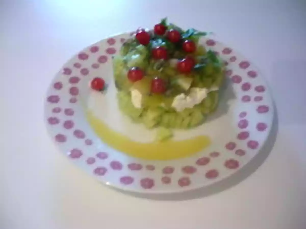 Tartare du verger : concombre, kiwis et chèvre - photo 3