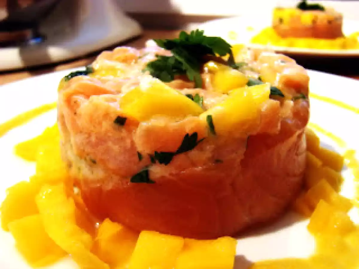 Tartare saumon mangues et coriandre... - photo 2
