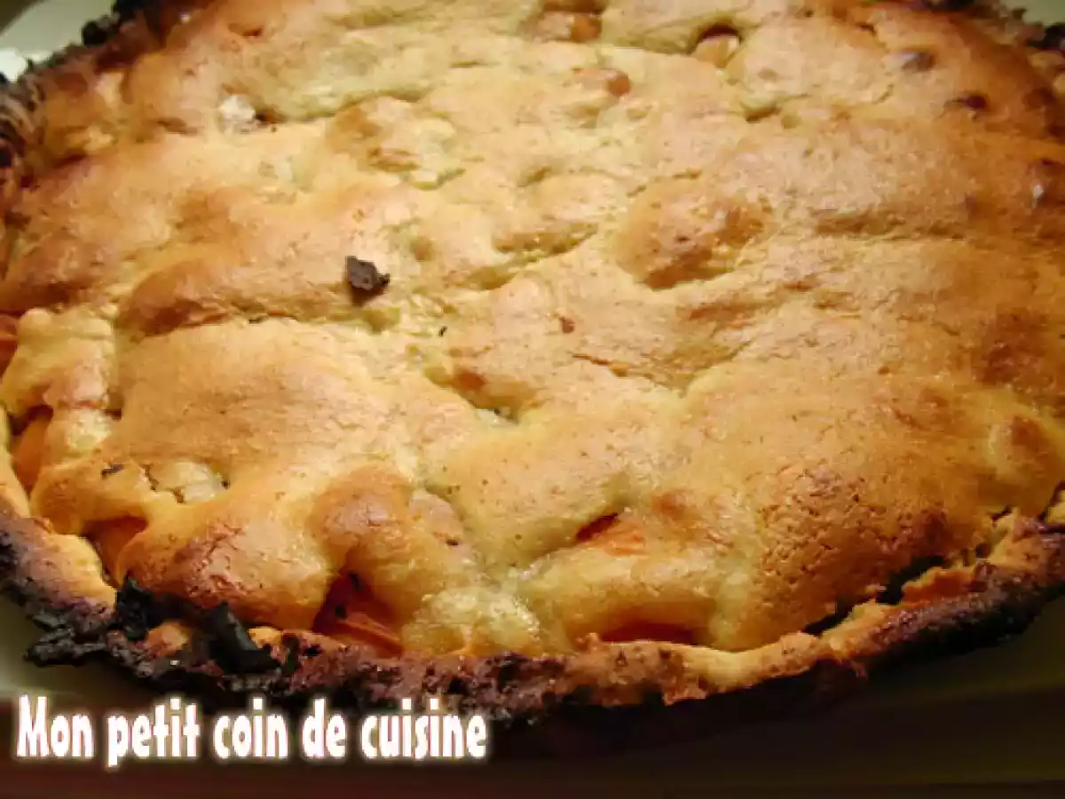 Tarte à l'abricot sans lait