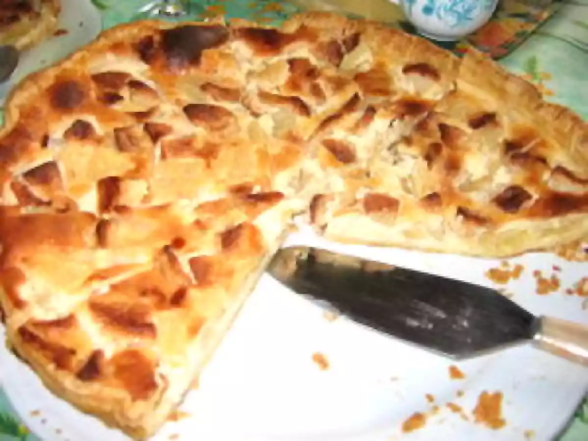 Tarte à l'ananas et aux pommes