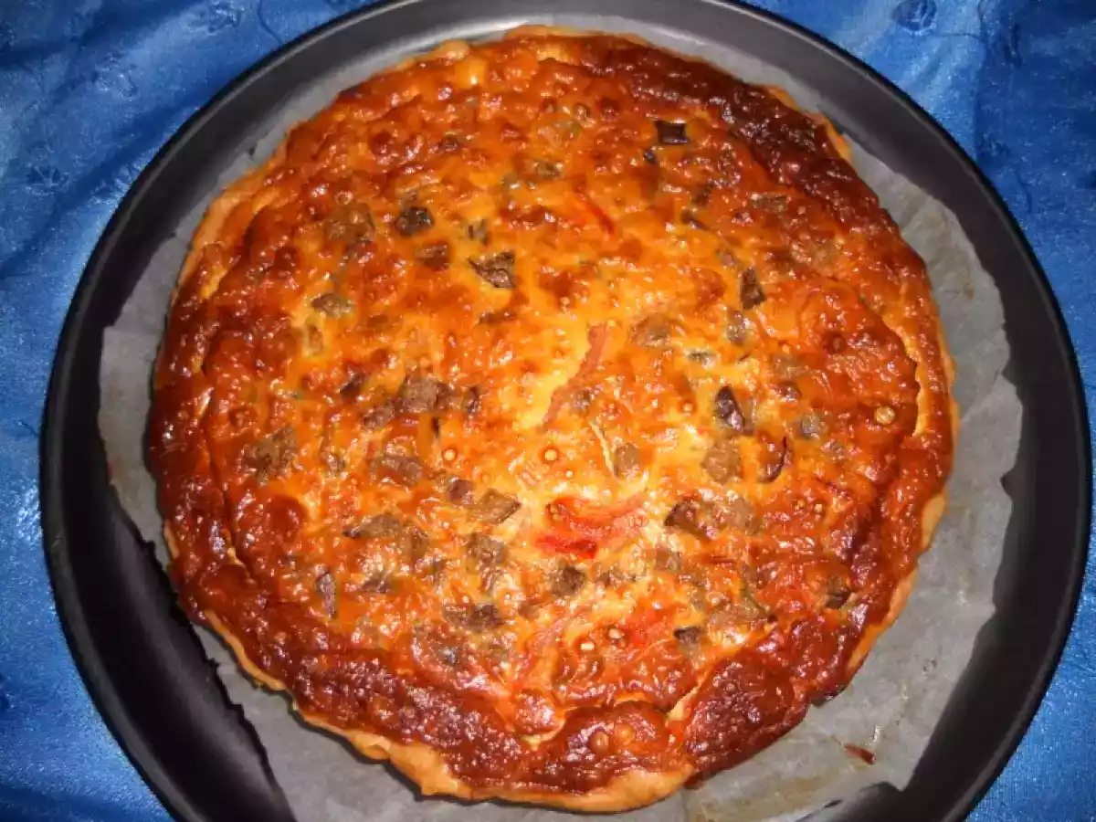 Tarte à l'aubergine avec pâte brisée express