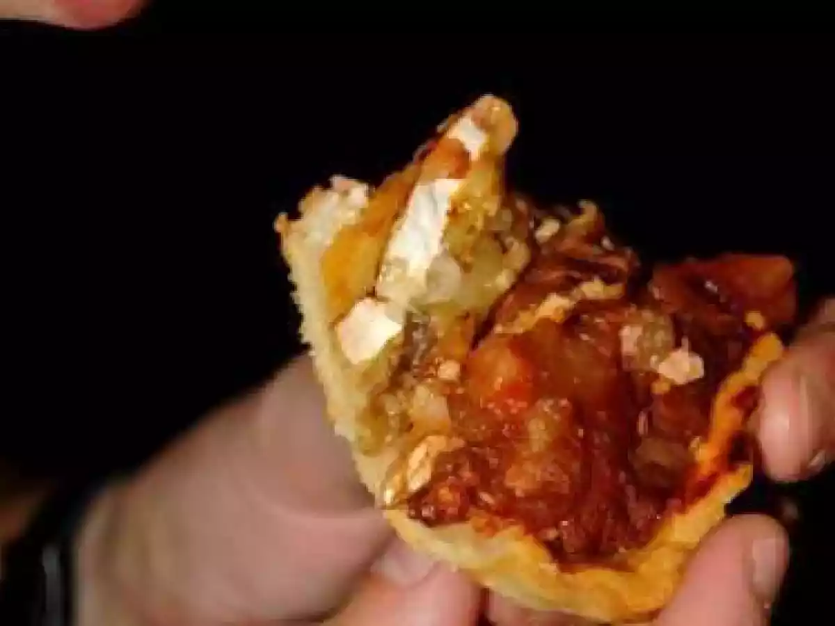 Tarte à l'aubergine chèvre et thon sur fond de tarte au fromage - photo 2