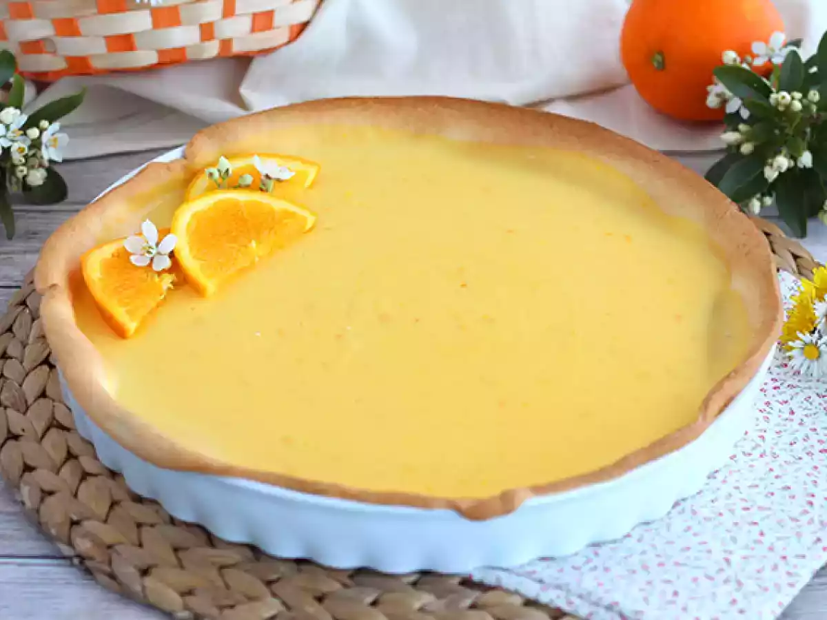 Tarte à l'orange