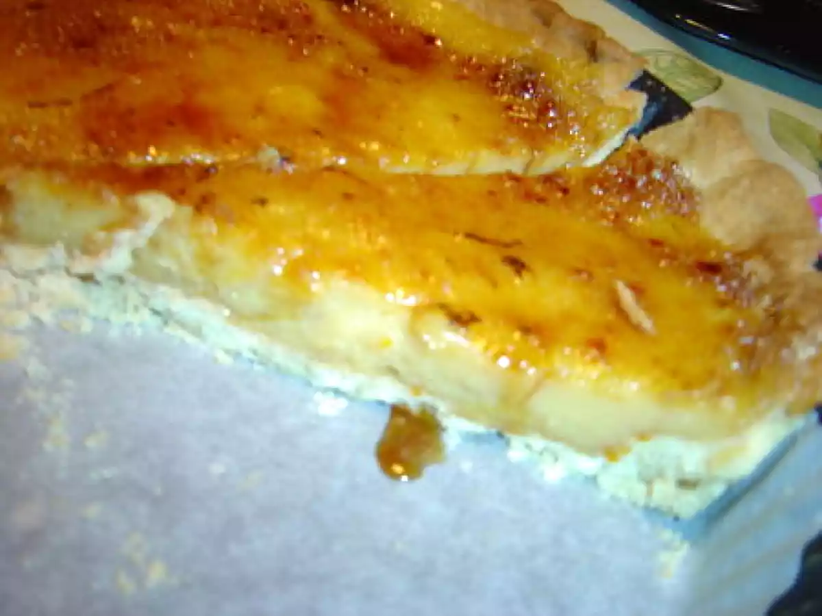 Tarte a l'orange facon créme brulé