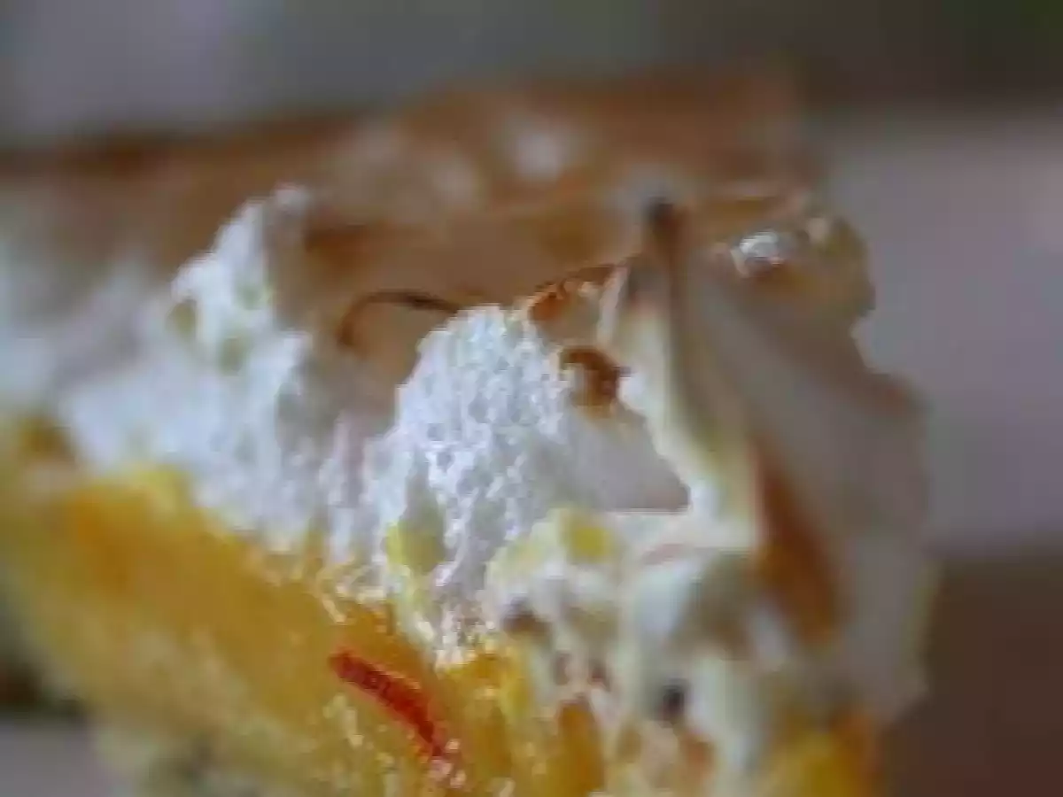 Tarte à l'orange meringuée au safran et au thé noir - photo 2