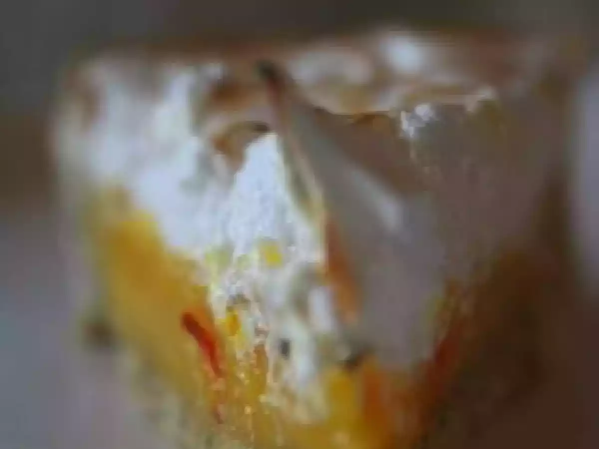 Tarte à l'orange meringuée au safran et au thé noir - photo 3