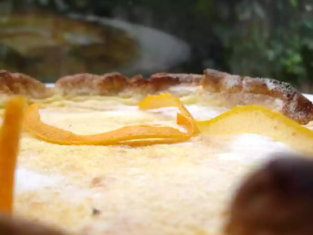 Tarte à l'orange ... sur le modèle de la simplissime d'AuntieJo