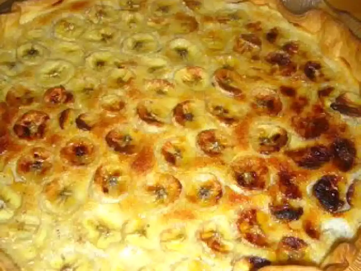 TARTE A LA BANANE, AU MIEL ET AUX EPICES