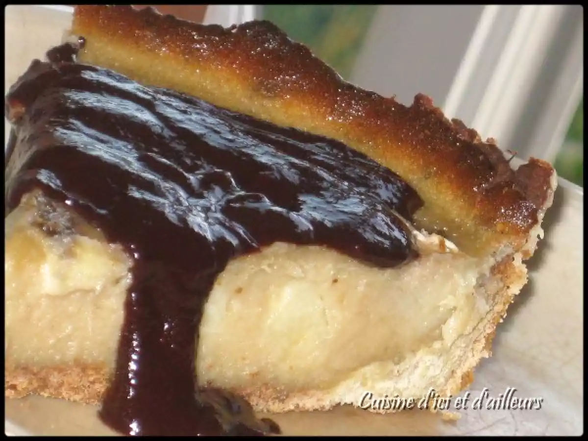 Tarte à la banane et son coulis de chocolat - photo 3