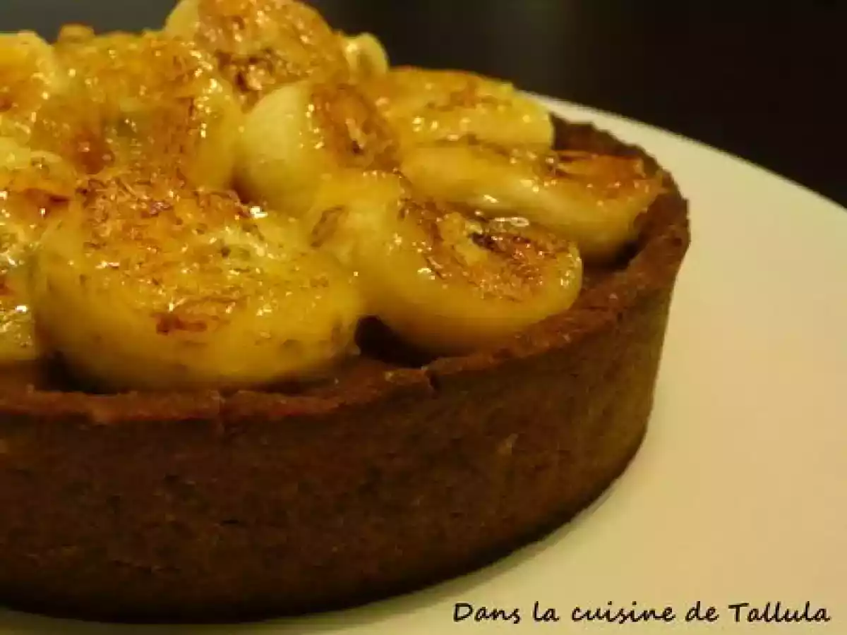 Tarte à la banane, ganache au chocolat et fromage blanc - photo 5