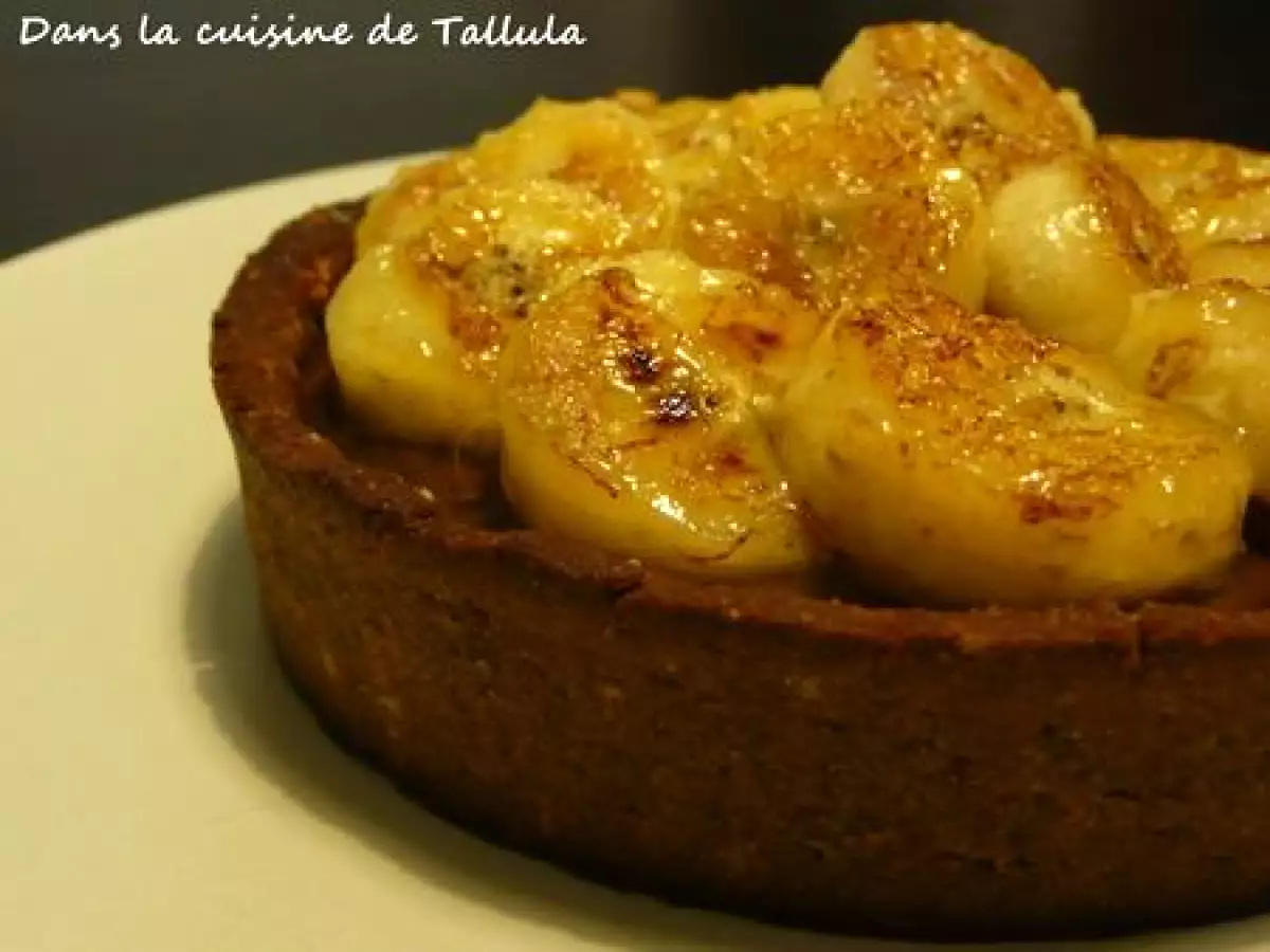 Tarte à la banane, ganache au chocolat et fromage blanc - photo 6