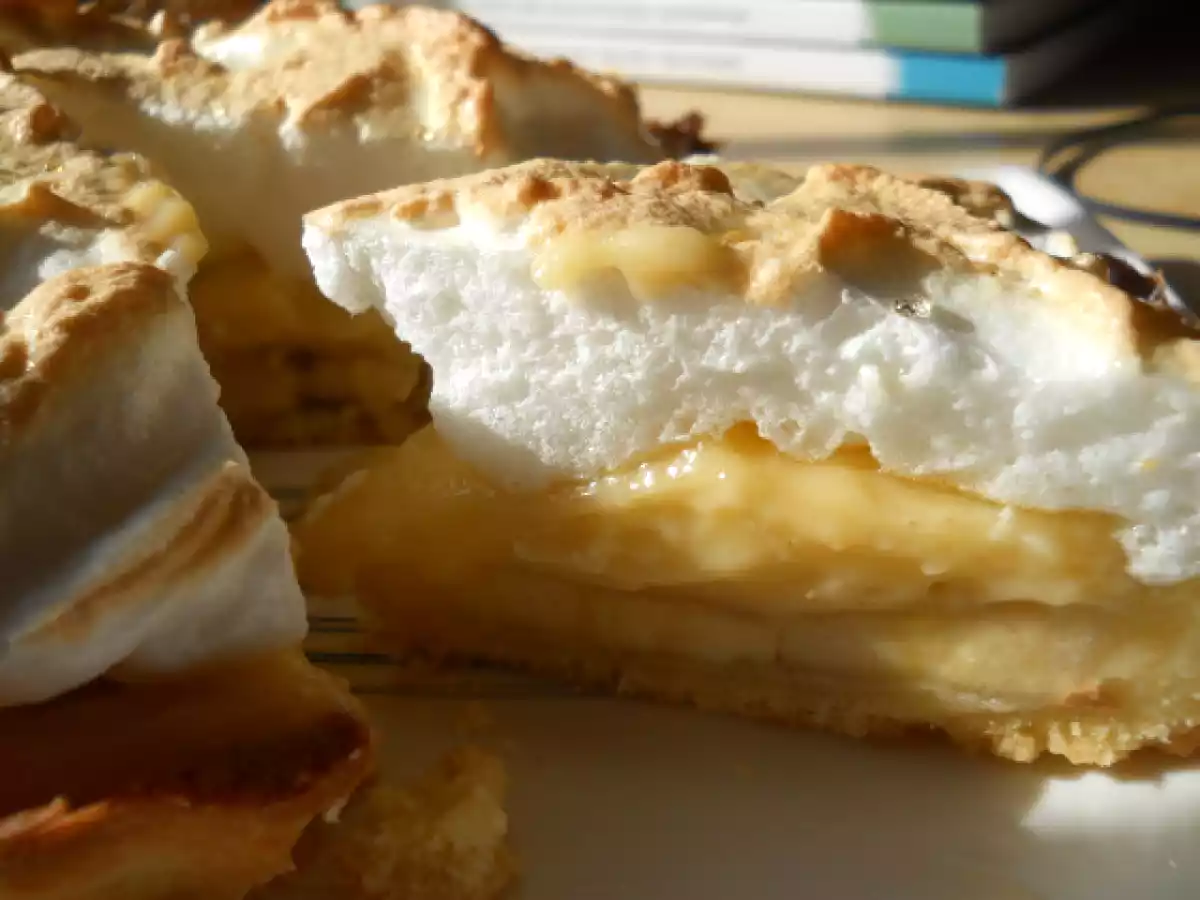 Tarte à la banane meringuée
