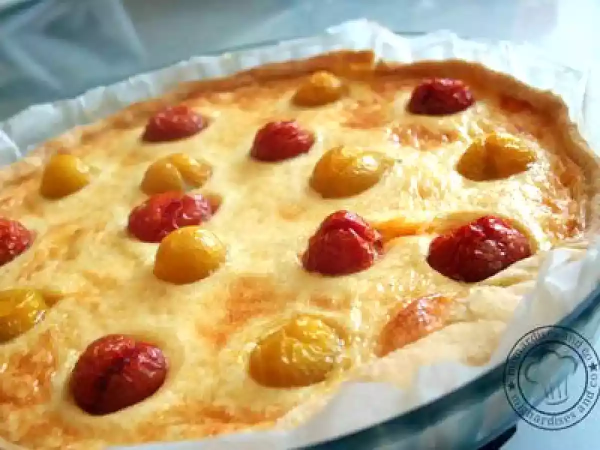 TARTE A LA BRANDADE DE MORUE ET AUX TOMATES