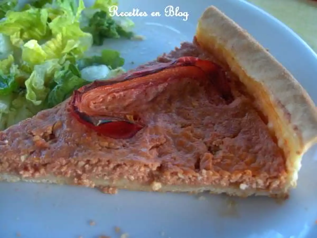 TARTE A LA BROUSSE TOMATE ET POIVRON - photo 3