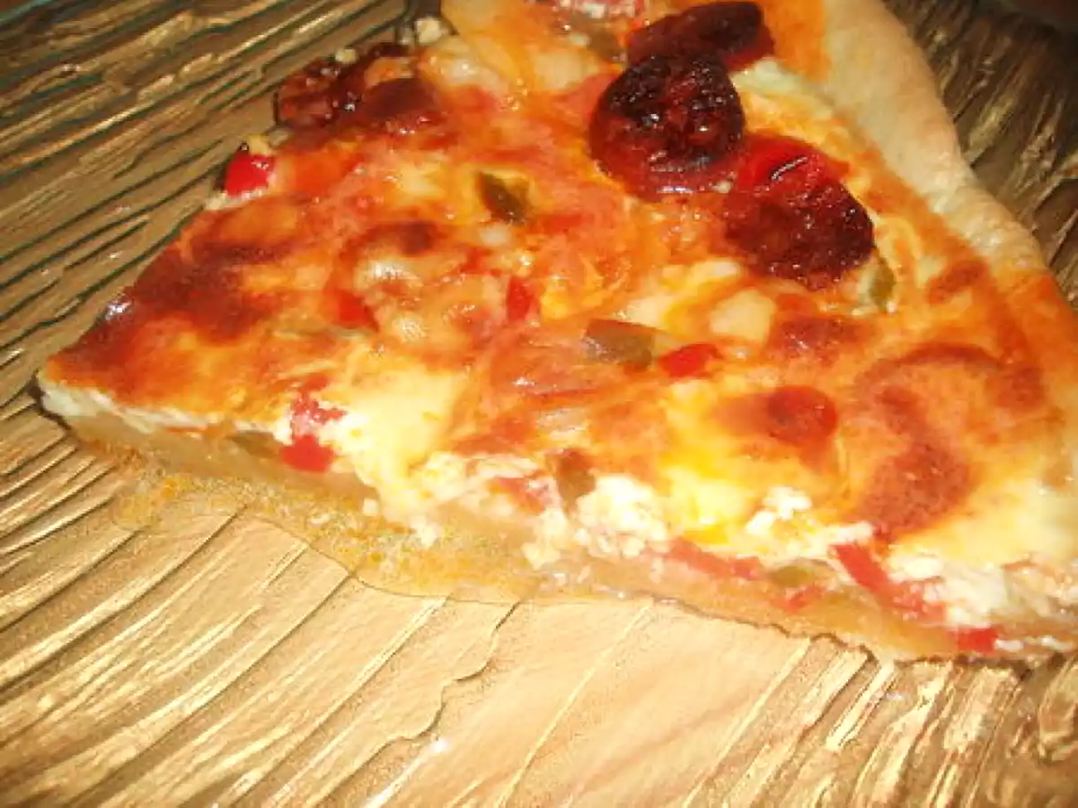 Tarte à la cancoillotte et au chorizo - photo 2