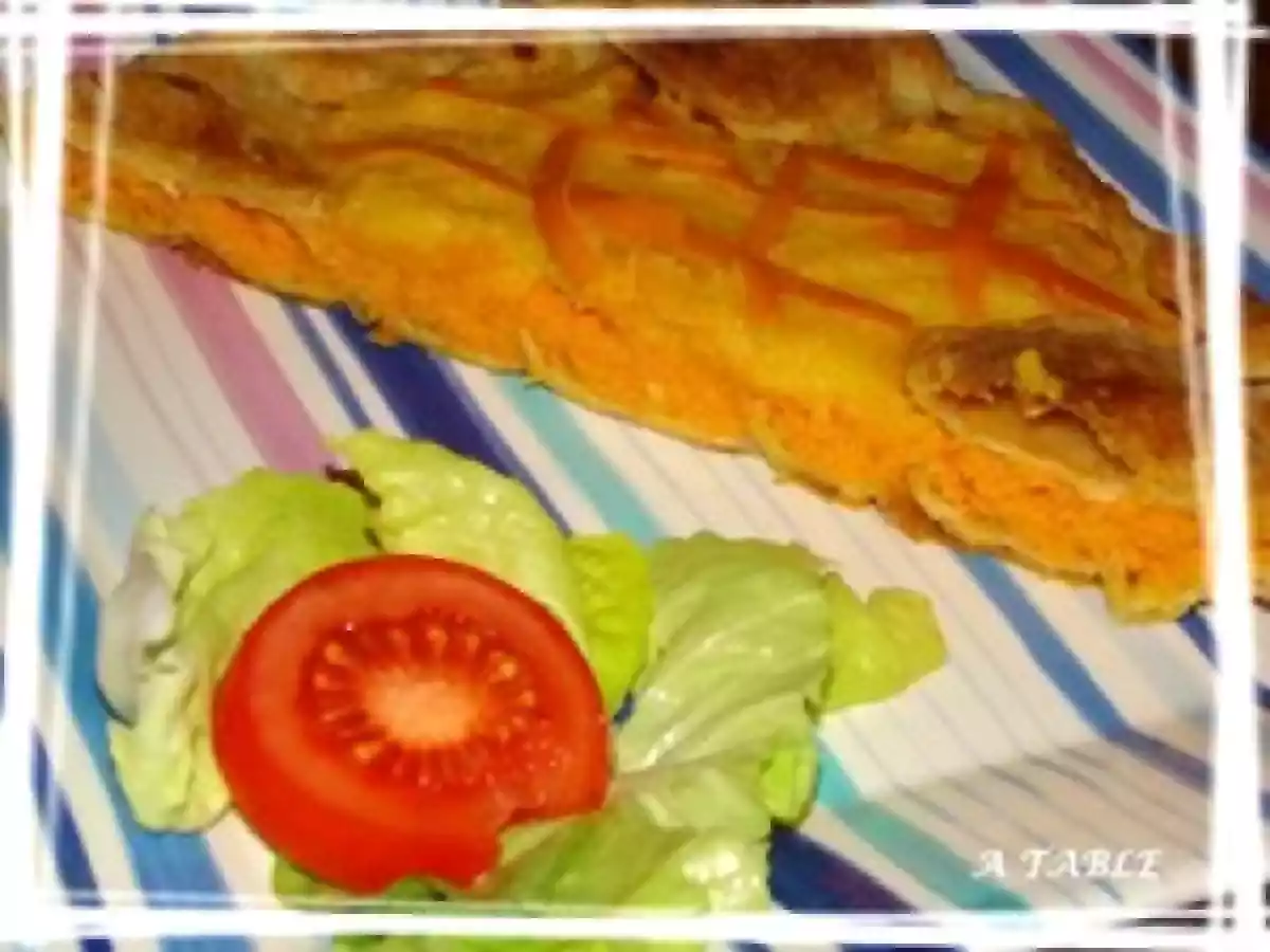 TARTE A LA CAROTTE ET A L'ORANGE