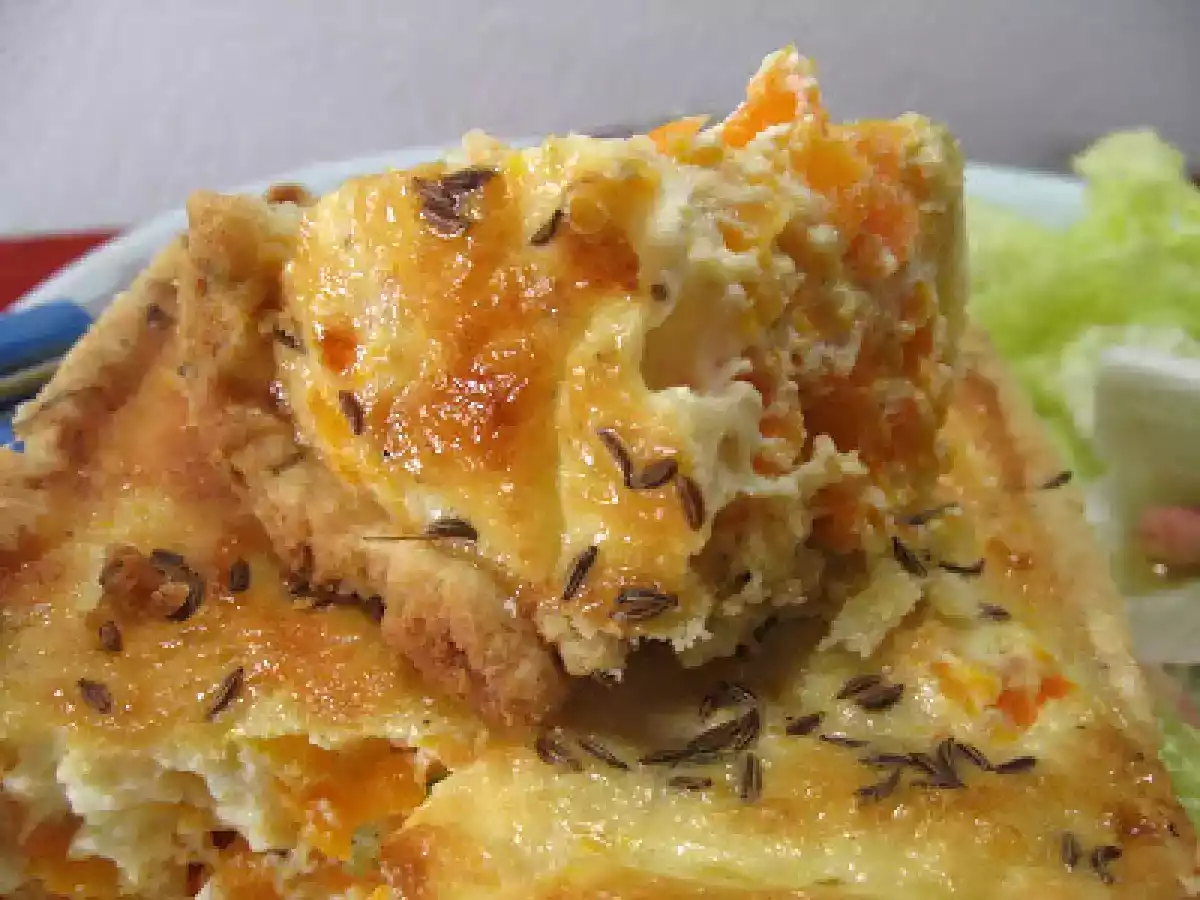 Tarte à la carotte, ricotta & cumin pour une belle endormie... - photo 2