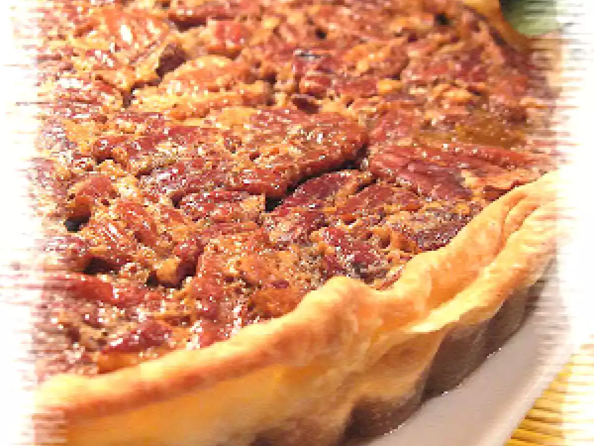 Tarte à la citrouille et aux pacanes à la crème