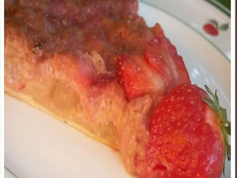 Tarte à la compote de fraises et rhubarbe, photo 5