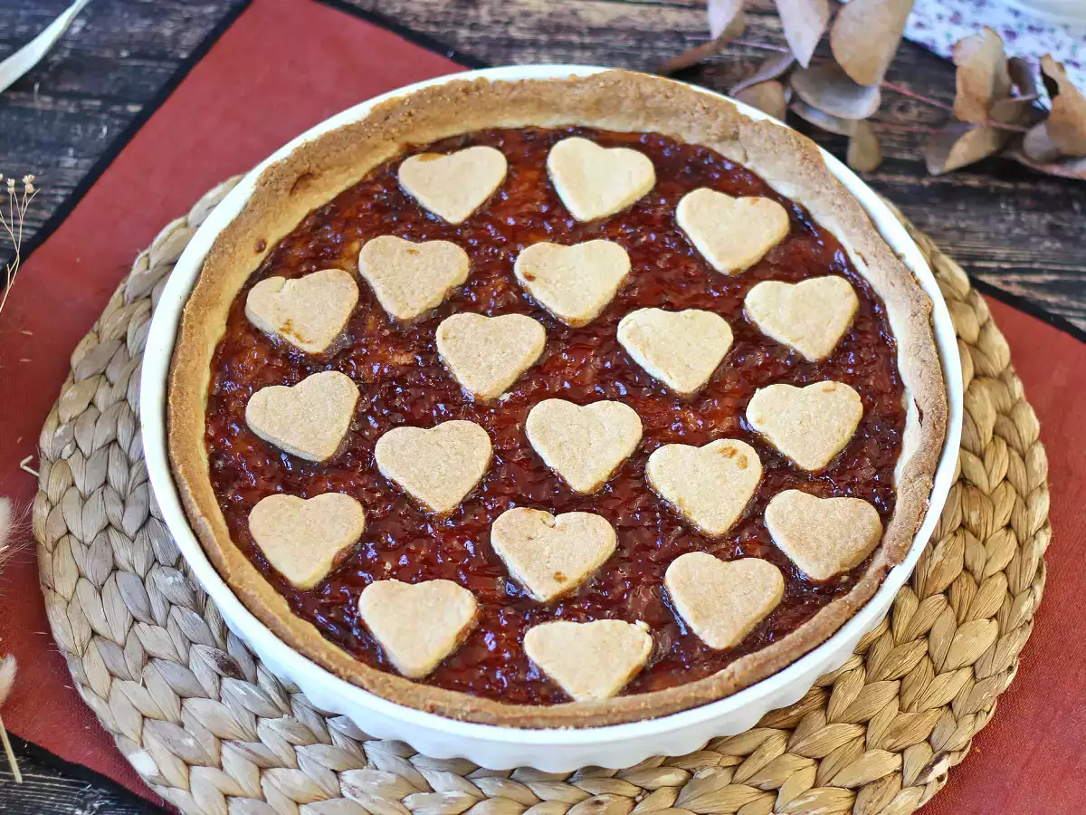 Tarte à la confiture de fraises : avec une déco parfaite pour la Saint-Valentin ! - photo 5