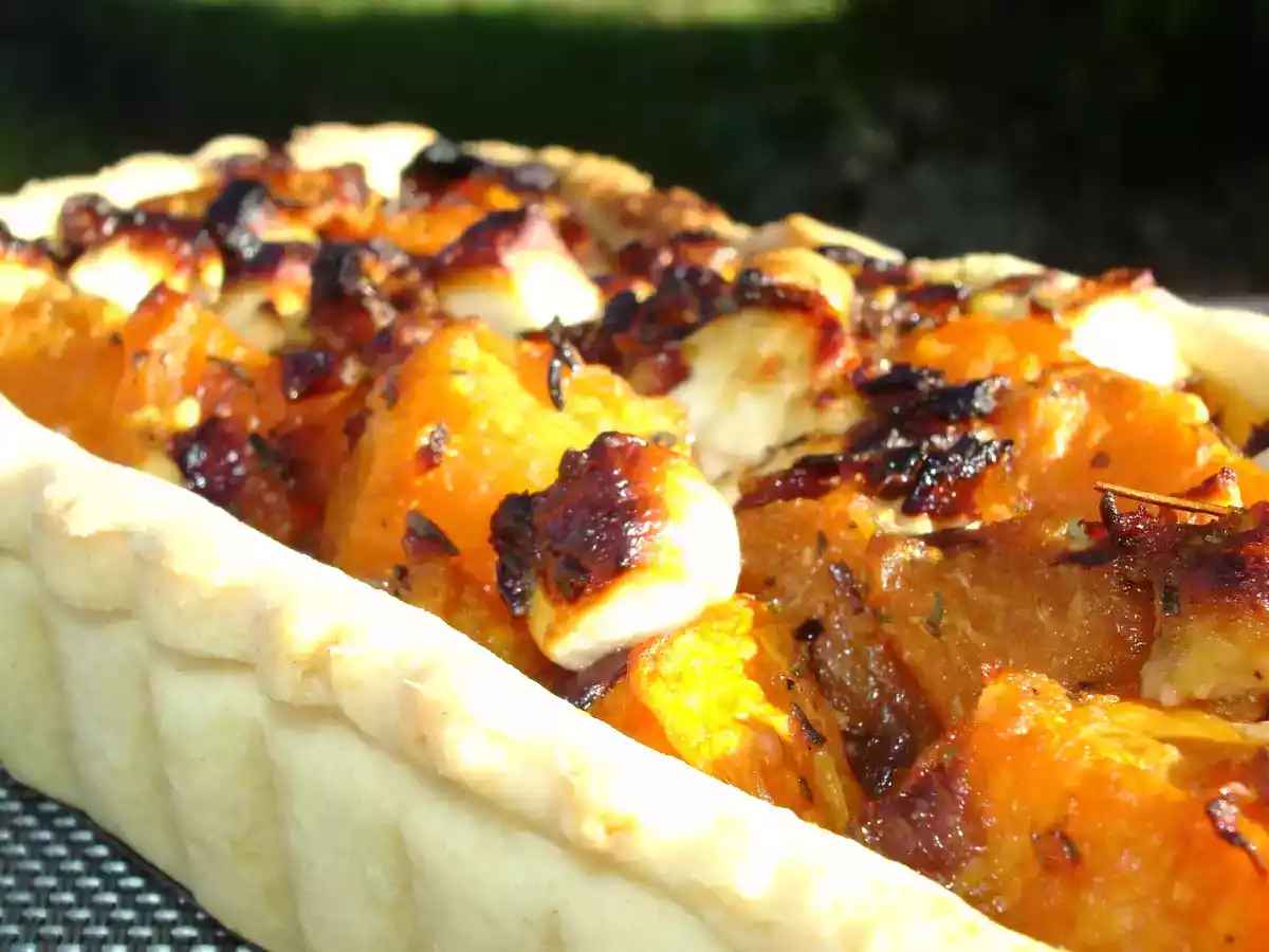 TARTE A LA COURGE ET A LA FETA