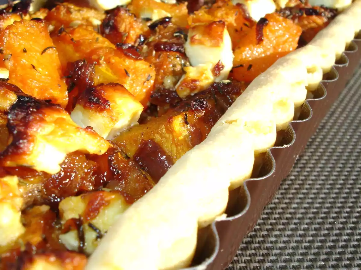 TARTE A LA COURGE ET A LA FETA - photo 3