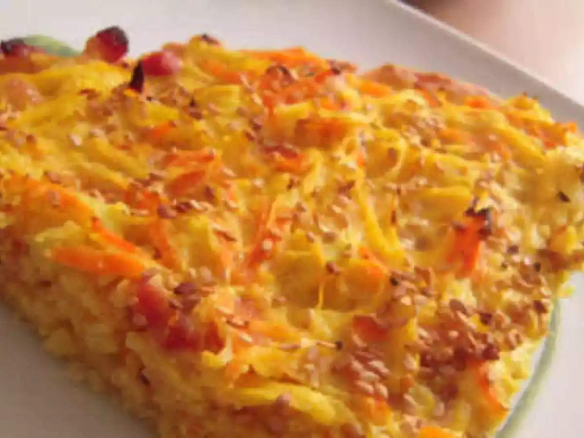 Tarte à la courge spaghetti ou l'éloge de l'automne selon Arcimb