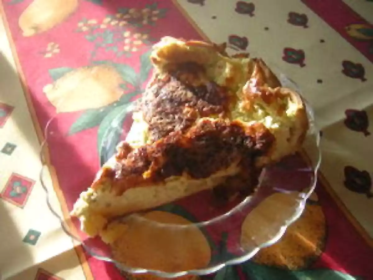 Tarte à la courgette et aux fromages