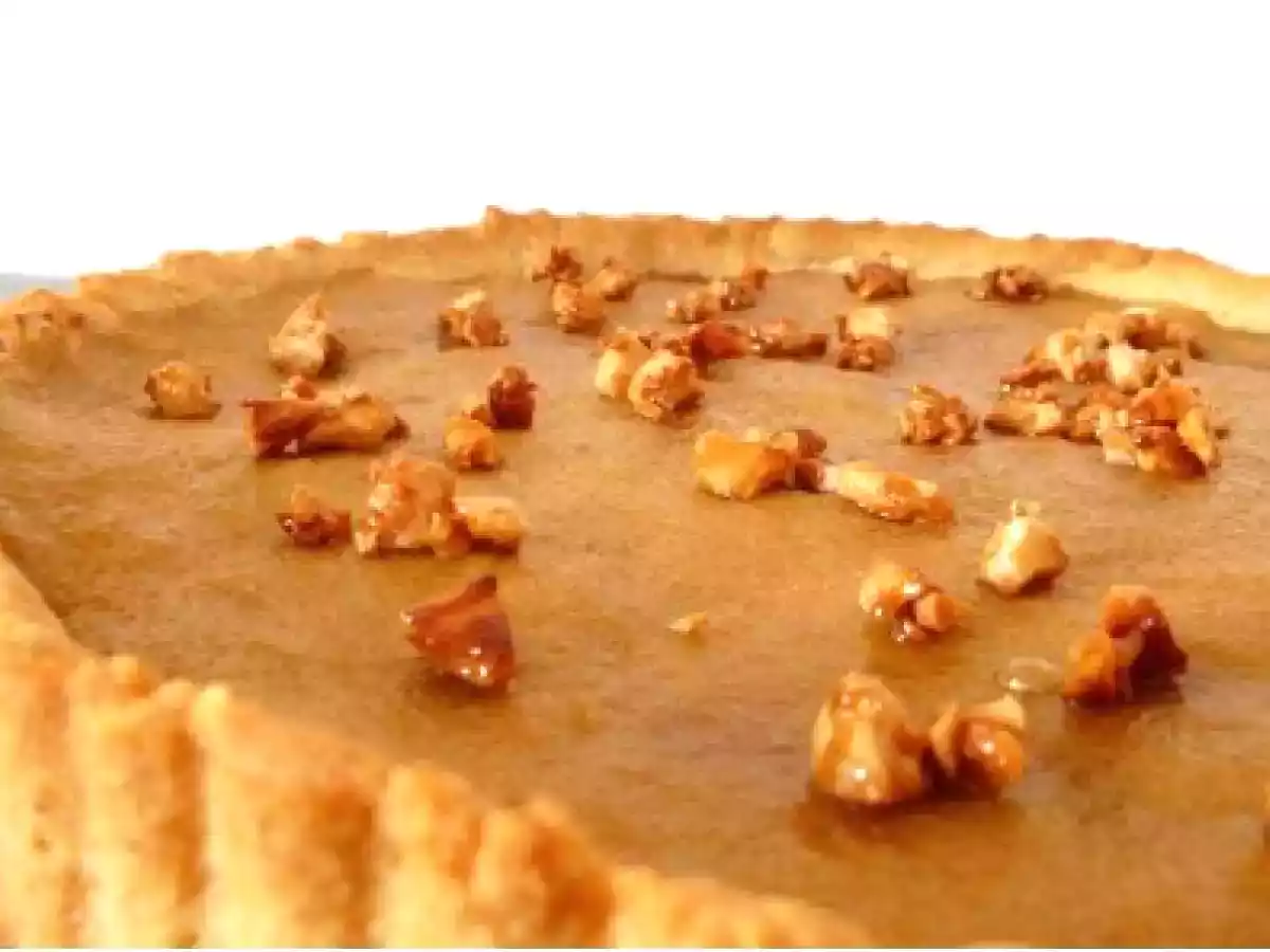 Tarte à la crème de rhubarbe, pâte sablée épicée - photo 2