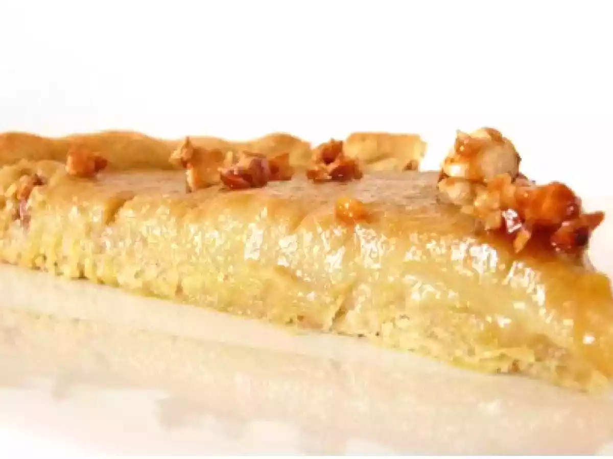 Tarte à la crème de rhubarbe, pâte sablée épicée - photo 3