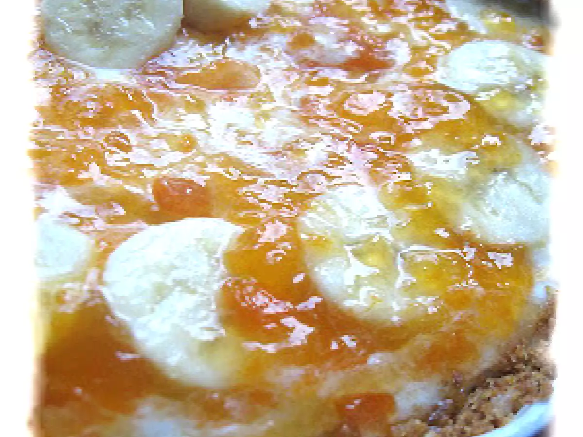 Tarte à la crème sûre et aux bananes:EXXXXXXTRA!