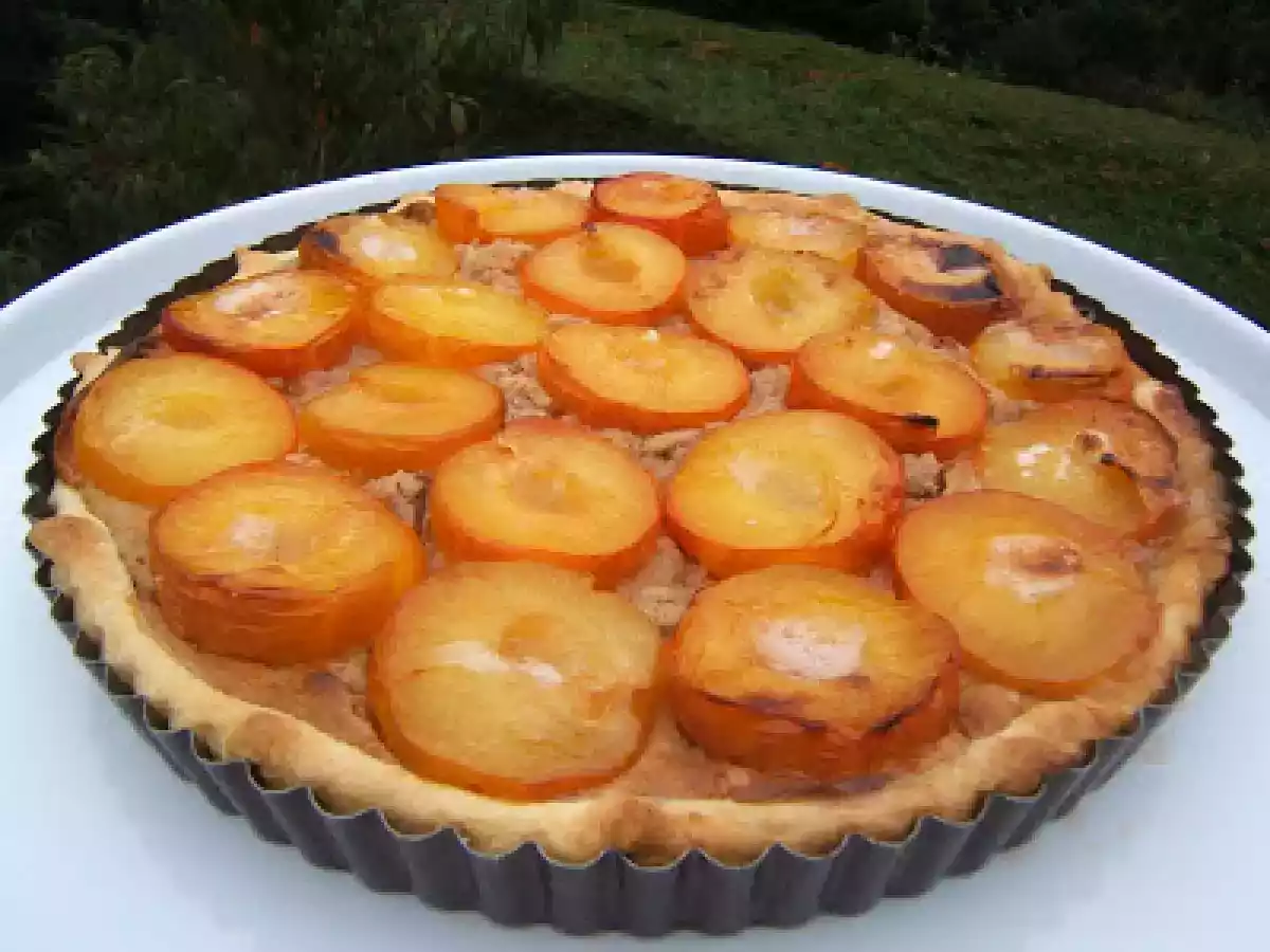 Tarte à la mirabelle et spéculoos