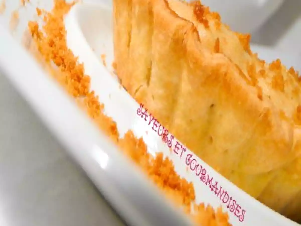 Tarte à la mousse de spéculoos et citrons.